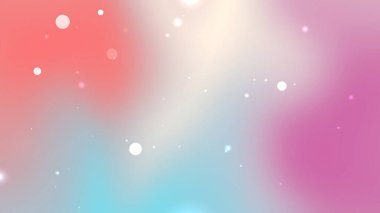 Pastel Gradyan ve Parlak Işıklı Yumuşak Soyut Bokeh Arkaplanı