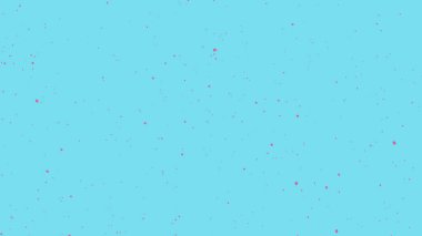 Açık mavi arkaplanda pembe noktalar