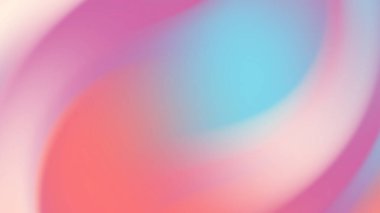 Turuncu Mavi ve Pembe Düz Gradyan Akımı ile Soyut Arkaplan