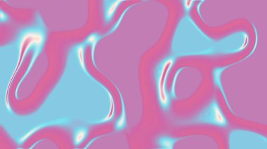 Pembe ve mavi soyut şekiller sıvı arkaplan