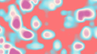 Pembe Mavi ve Violet Gradyan Damlalarıyla Soyut Bulanık Pastel Arkaplanı