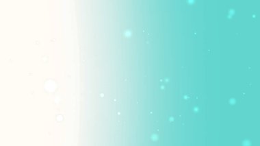 Beyaz ve turkuaz renkli ve küçük ışıklı arkaplan