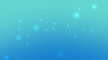 Küçük beyaz daireli mavi ve yeşil gradyan