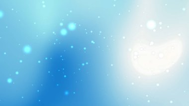 Beyaz noktalı mavi ve beyazın soyut arkaplanı