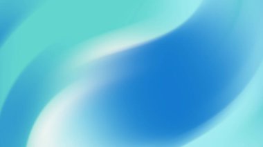 Modern Dijital Sanat Tasarımı için Rüya Mavi Dalgalı Soyut Arkaplan