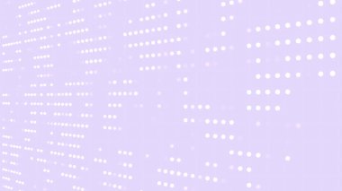 Dijital lavanta soluk mor arka planda beyaz daireler ile sükuneti çağrıştırır