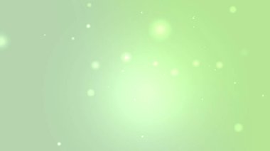 Yeşil Gradyan Parlayan Bokeh Işık Parçacıklarıyla Bulanık Arkaplan