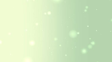 Küçük beyaz daireli yeşil ve beyaz gradyan arkaplan