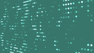 yeşil arka plan beyaz daireler ile