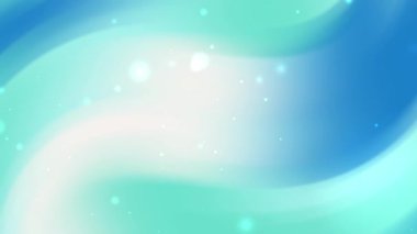 Açık mavi ve cyan kıvrımlı gradyan. Yeni yıl kış teması için uygun parlak yumuşak noktalar. Rüya gibi posterler.