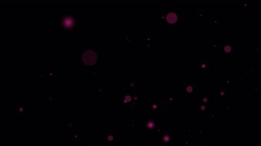 Pembe parçacık, şeffaf arkaplan üzerinde parlayan dairelerle kaplıdır. Tasarımlara biraz sihir ve kapris katmak için idealdir.