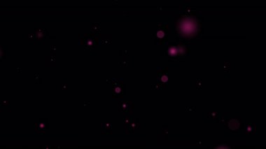 Pembe parçacık, soyut arka planlar, müzik görselleri ve yüksek enerji tasarım projeleri için uygun şeffaf bir arkaplan üzerinde pembe dairelerle örtüşür.