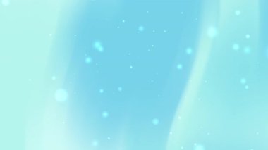 Web siteleri sunumları ve dijital tasarımlar için uygun bulanık beyaz dairelere sahip mavi arkaplan modern ve soyut bir dokunuş ekler