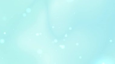 Yüzen parlak bokeh parçacıkları ile açık mavi soyut gradyan yeni yılı kutlamak için mükemmel düğün davetiyesi dijital dekor veya minimal modern tasarım