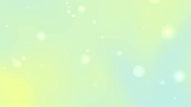 Beyaz noktalı açık yeşil ve sarı gradyan arkaplan tasarımları için uygun parçacık ilkbahar veya yaz temalı baskılar ve doğa esinlenilmiş projeler