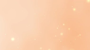 Pastel portakal rengi gradyan yumuşak ışık parçacıkları düğün davetiyesi için nazikçe yüzüyor Çin Yeni Yıl Bayramı veya markalaşma tasarımı rüya gibi zarif ve sakin bir görsel arkaplan sağlıyor