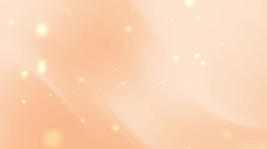 Küresel kutlama temaları veya Diwali Noel düğünü ve dijital davetiyeler için ideal zarif şenlik tasarımları için mükemmel yüzen ışık parçacıkları ile pastel turuncu gradyan