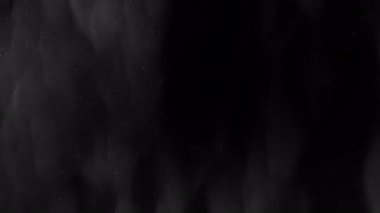 Siyah arka plan, narin beyaz dumanlı girdaplar ve küçük parçacıklar gizemli ve ruhani bir atmosfer yaratıyor. Sinema projeleri için mükemmel. Korku teması ya da gece tasarımı için.
