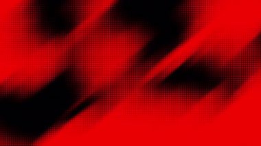 Dinamik soyut çizgileri olan kırmızı ve siyah yarım tonlu nokta arkaplan retro pop çizgi roman kapakları ya da Comic-Con ya da sanat sergileri gibi etkileyici olay posterleri için mükemmel