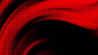 Siyah kıvrımlı kırmızı noktalı arkaplan ve dalga şekilleri fütüristik olaylar için idealdir cesur grafik tasarımı veya yeni yıl ya da dijital parti posterleri gibi küresel kutlamalar için