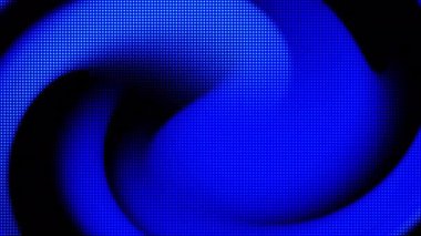 Mavi yarım ton noktalı arkaplan soyut girdap şekilleri gelecekteki teknolojik etkinlikler için idealdir dijital festival temaları veya canlı renk ve dinamik hareket efekti kullanarak modern tasarım dekorasyonu