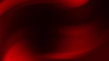 Siyah ve kırmızı dalga arka planı akış eğrileri ve süzülen ışık parçacıkları lüks markalaşma tasarımları veya modern dijital medya projelerinde yeni yıl kutlamaları için idealdir.