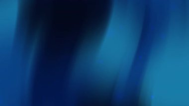 Akan dalga ışığı ve küçük parlak parçacıkları olan koyu mavi eğimli arkaplan lüks etkinlikler için mükemmel teknik tasarımlar veya profesyonel iş sunumları