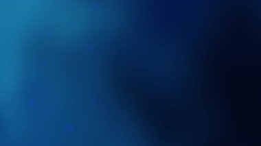 Koyu ve koyu mavi gradyan ve yumuşak parlak parçacıklar Noel kutlaması veya dijital arayüz tasarımı için uygun zarif bir doku yaratıyor.