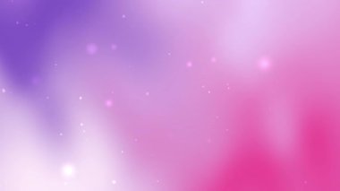 Uluslararası Kadınlar Günü için mükemmel ışık parçacıkları olan mor ve pembe gradyan arka plan romantik tasarımlar veya zarif soyut kutlama temaları sunar