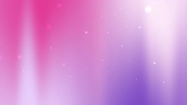 Yeni yılı kutlamak için ideal yüzen ışık parçacıkları içeren pembe ve mor gradyan arkaplan romantik tebrik kartı veya lüks davetiye tasarımı