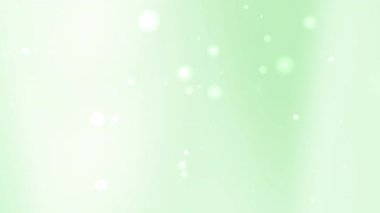 Parlayan parçacıklar ve pürüzsüz gradyan ile açık yeşil arkaplan Yeni Yıl kutlama tasarımı veya Ramazan bayrağı için ideal