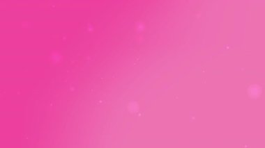 Sevgililer Günü için uygun yumuşak beyaz ışık parçacıkları içeren pastel pembe arka plan. Kadınsı ambalaj dijital afişi veya bahar kutlaması tasarımı.