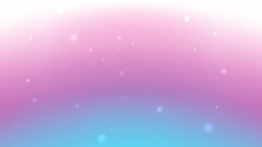 Açık pembe ve mavi yumuşak gradyan. Parlayan bokeh parçacıkları Paskalya kutlaması için ideal bir rüya etkisi yaratıyor. Bebek partisi tasarımı veya romantik web ve uygulama arayüzü.