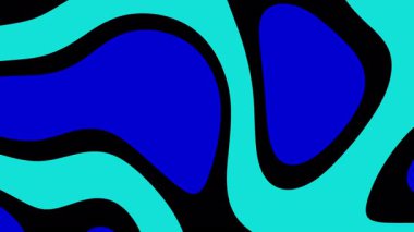 Cyan mavi ve siyah renklerle soyut sıvı arka planı şekillendirir yaz etkinlikleri için ideal tasarım festivalleri davetiyeleri modern posterler ve yaratıcı reklam kampanyaları