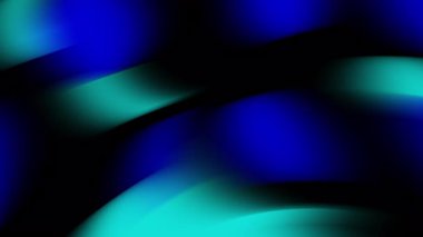 Fütürist olay afişleri, dijital afişler, modern parti temaları veya Yeni Yıl küresel kutlama tasarımları için ideal mavi cyan ve siyah dalgalarla soyut bir zemin