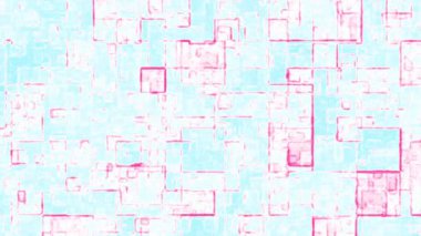 çocuklar için ideal geometrik kare elementlere sahip pembe ve mavi soyut arkaplan bebek partisi dekorasyonu ve modern web veya mobil UI arka planı