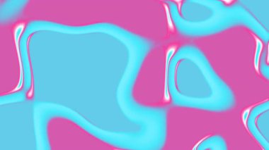 Yumuşak pembe ve mavi renklere sahip soyut sıvı arka planda yumuşak organik kıvrımlar moda tasarımı web görselleri veya küresel festival etkinlikleri için mükemmeldir.