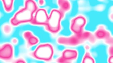 Parlak şekilli açık pembe ve cyan mavisi renkler kullanarak soyut yumuşak bulanık arkaplan bebek duş temaları yaratıcı dijital sanat veya uluslararası kutlama etkinlikleri için harika