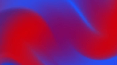 Kırmızı ve Mavi Gradyan Dalga Soyut Arkaplan Sanatı