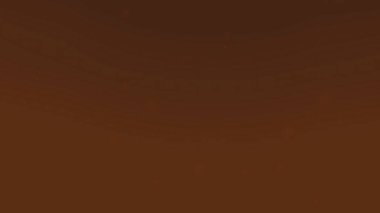 Düz kahverengi arkaplan ve dağınık ışık lekeleri