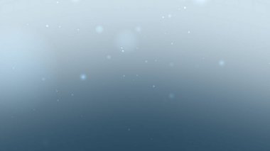 Beyaz bokeh ışıkları ile açık mavi gradyan