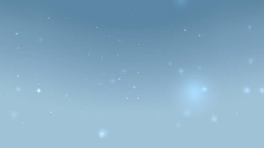 Beyaz noktalı açık mavi arkaplan parçacığı