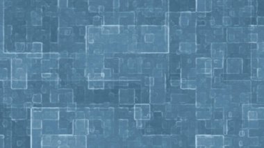 Soyut Teknoloji Devreli Mavi Dijital Geometrik Arkaplan