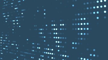 Mavi arka planda mavi ve beyaz bokeh