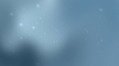 Hafif Parlayan Parçacıklar ve Hafif Bokeh Efektiyle Açık Mavi Gradyan Arkaplanı