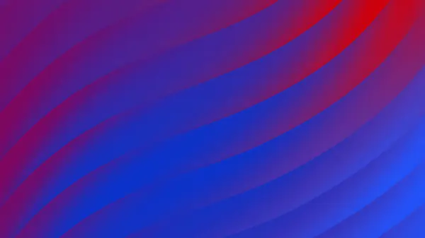 Kırmızı ve Mavi Dalgalı Çizgiler Soyut Dijital Arkaplan Tasarımı