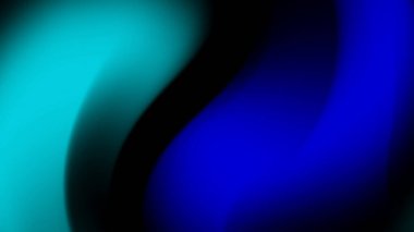 Mavi ve yeşil ışık dalgalarıyla Soyut Düz Gradyan Arkaplan