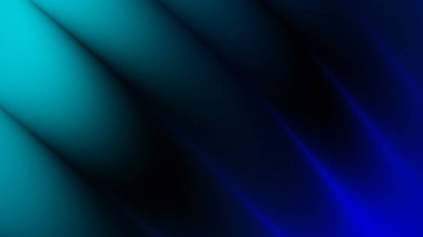 Cyan ve Deep Blue Pürüzsüz Gradyan Işık Dalgaları Soyut Arkaplan Sanatı