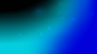 Yumuşak Yüzen Parçacıklarla Yatay Teal Mavisi Siyah Gradyan Arkaplanı