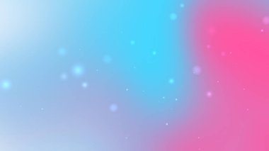 Açık Pembe ve Mavi Gradyan Arkaplanı Yumuşak Parlayan Parçacıklar